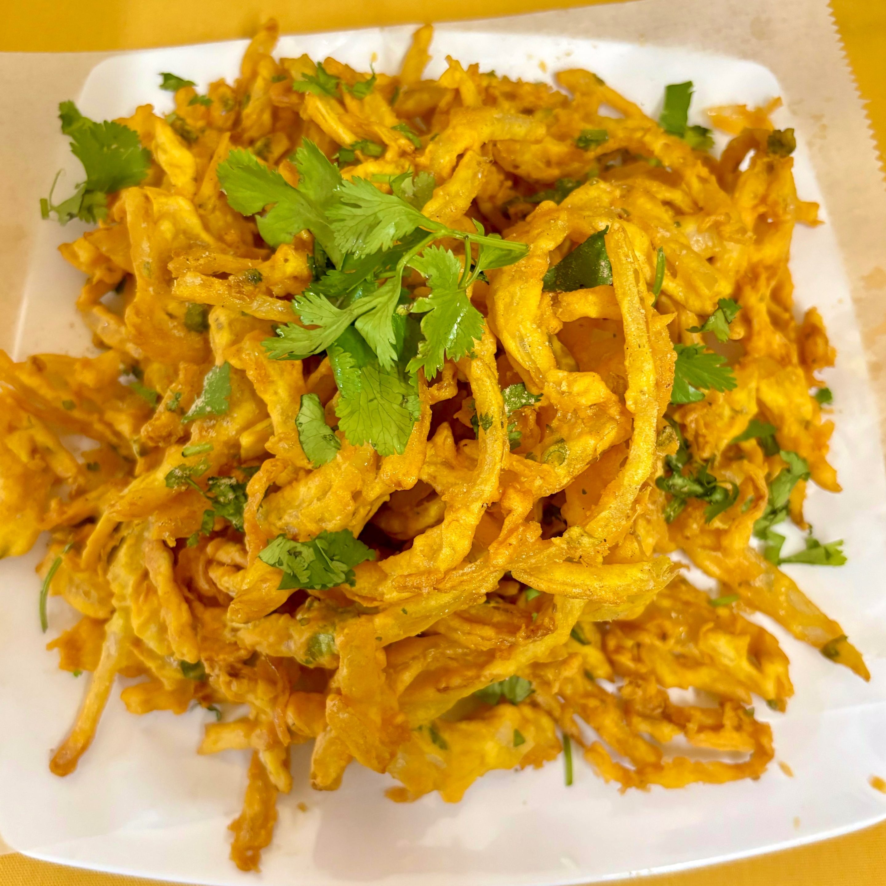 Onion Bhajiya.