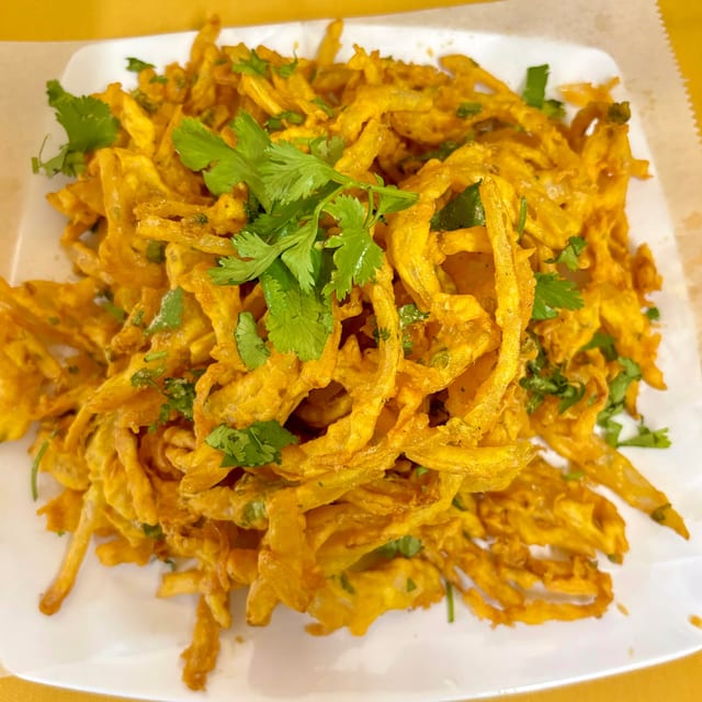 Onion Bhajiya.