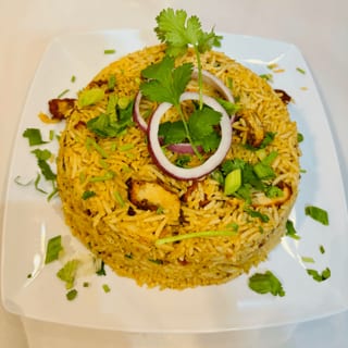 Chicken 65 fried rice