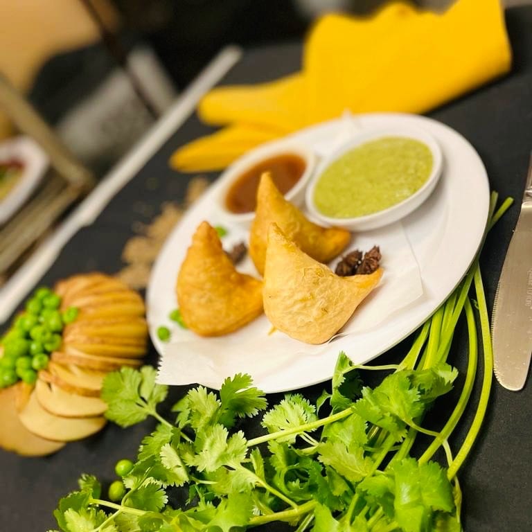 Vegetable Samosa.