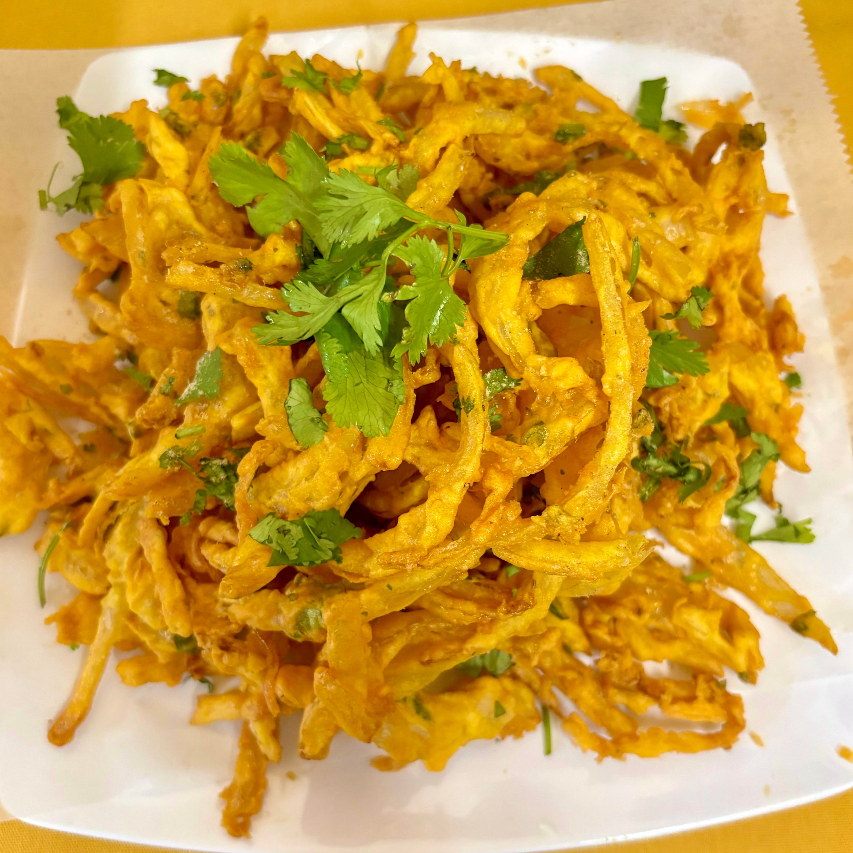 Onion Bhajiya.