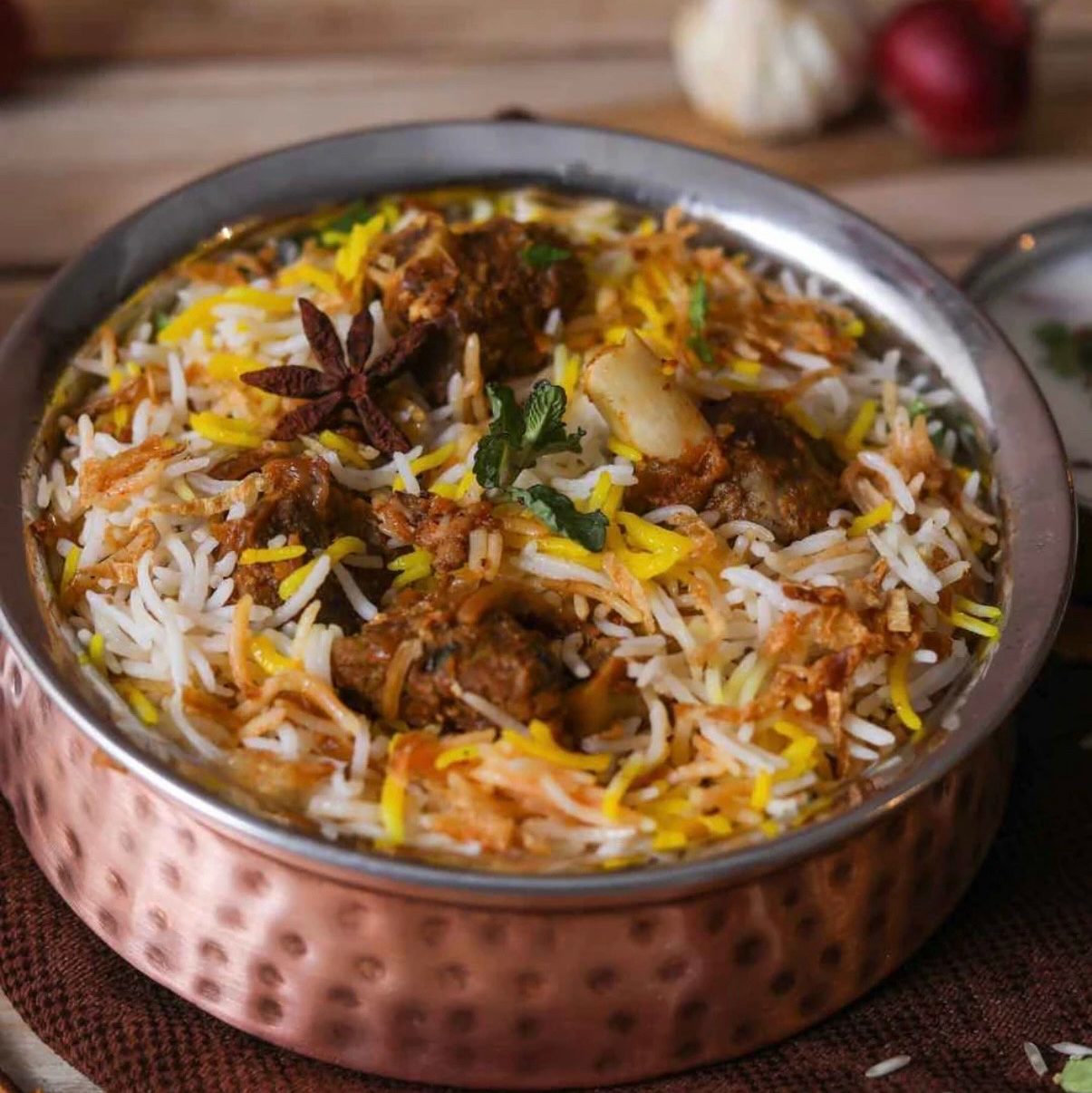 Goat Biryani.