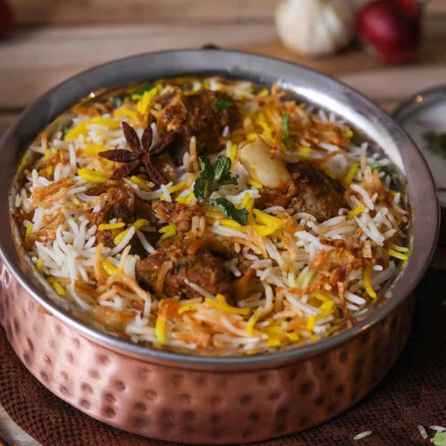 Goat Biryani.