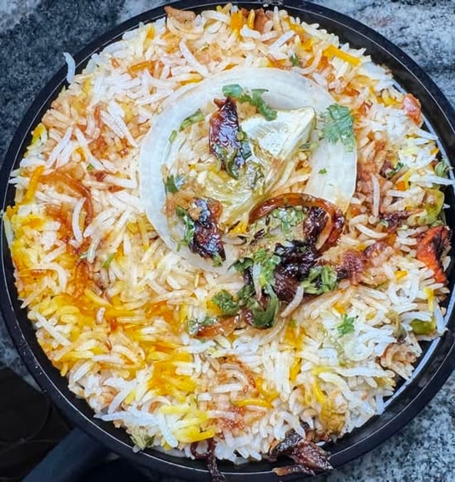 Vegetable Biryani.