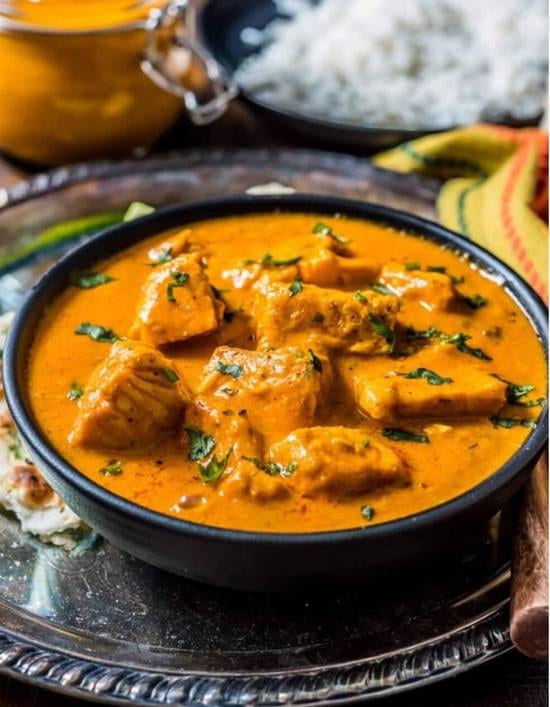Salmon Tikka Masala.