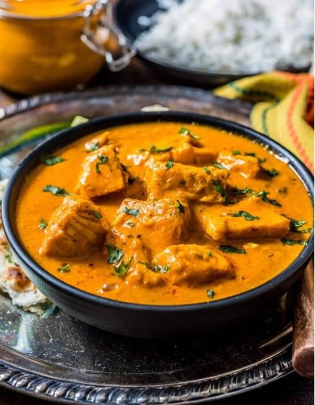 Salmon Tikka Masala.